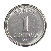 V-381 1 Centavo 1987 Data Difícil