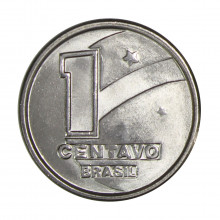 V-405 1 Centavo 1990 Boiadeiro Data Difícil