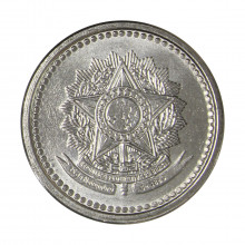 Moeda V-388 10 Centavos 1988 FC Data Difícil Aço Inoxidável Ø17mm 2gr.