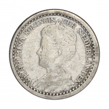 Km#145 10 Cents 1918 MBC+ Holanda Europa