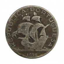 Km#580 2,50 Escudos 1932 Portugal Europa