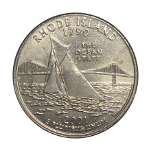 Quarter Dollar 2001 P Rhode Island