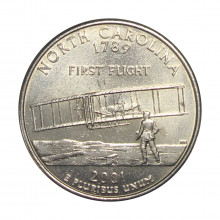 Quarter Dollar 2001 P North Carolina