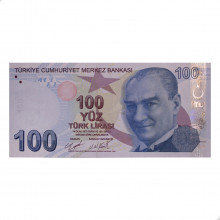 P#226 100 Lira 2009 Turquia Ásia