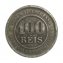 V-036 100 Réis 1889 MBC+
