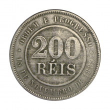V-050 200 Réis 1897 MBC