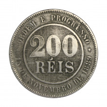 V-048 200 Réis 1895 MBC
