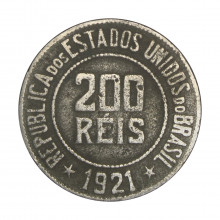 V-093 200 Réis 1921 