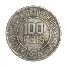 V-074 100 Réis 1920 