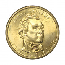 1 Dollar 2008 P James Monroe 5th