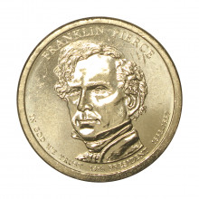 1 Dollar 2010 P Franklin Pierce 14th