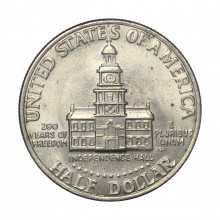 KM#205 Half Dollar 1976 Estados Unidos América Kennedy Half Dollar Bicentenário da Independência