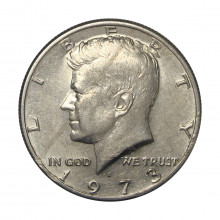 KM#202B Half Dollar 1973 D Estados Unidos América Kennedy Half Dollar