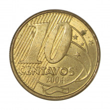10 Centavos 2004 C/Leve Pinta