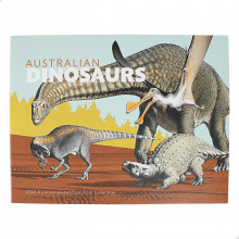 Blister 4 Moedas 2022 Austrália Oceania Dinossauros Australianos
