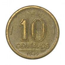 V-199 10 Centavos 1949 