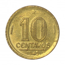 V-199 10 Centavos 1949 C/Sinais de Limpeza