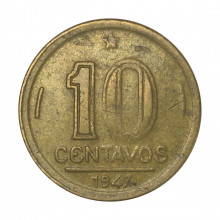 V-183 10 Centavos 1947 