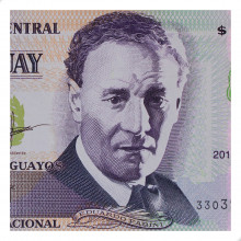 P#95 100 Pesos Uruguaios 2015 G FE Uruguai América