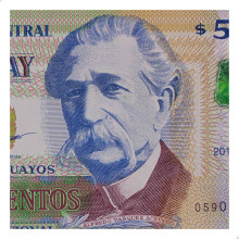 P#97 500 Pesos Uruguaios 2015 F SOB/FE Uruguai América