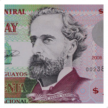 P#87a 50 Pesos Uruguaios 2008 FE Uruguai América