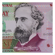 P#84 50 Pesos Uruguaios 2003 FE Uruguai América