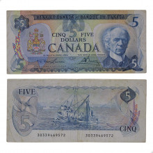 P#92 5 Dollars 1979 Canadá América