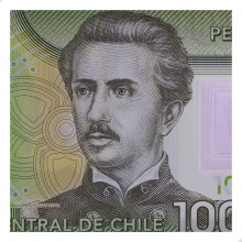 P#161a 1000 Pesos 2010 FE Chile América Polímero