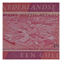 P#20a 1 Gulden 1970 FE Antilhas Holandesas América