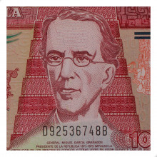 P#117 10 Quetzales 2008 FE Guatemala América