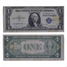 P#416NM 1 Dollar 1935 G Estados Unidos América Carimbo Azul