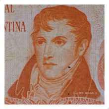 P#287 1 Peso 1971 MBC Argentina América