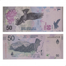 P#363 50 Pesos 2018 Argentina América