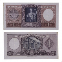 P#263b.1 1 Peso 1956 Argentina América