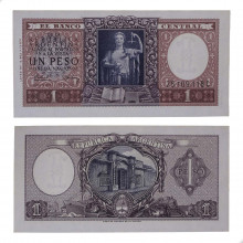 P#263a.3 1 Peso 1960 Argentina América