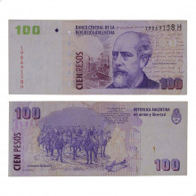 P#357a.2 100 Pesos 2003 Argentina América