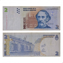 P#352a.6 2 Pesos 2010 Argentina América