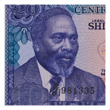 P#17 20 Shillings 1978 FE Quênia África