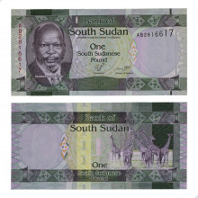 P#5 1 Pound 2011 Sudão do Sul  África