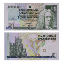 P#360 1 Pound 1999 Escócia Europa Primeira Reunião do Parlamento Escocês
