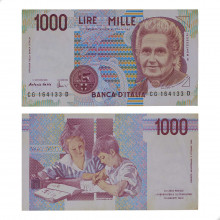 P#114c.3 1000 Lire 1998 Itália Europa C/Leves Manchas