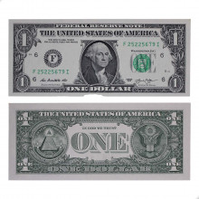 P#537 1 Dollar 2013 F SOB/FE Estados Unidos América C/ Leve Mancha Carimbo Verde
