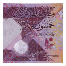 P#New 50 Riyals 2022 FE Qatar Ásia