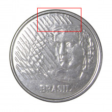 10 Centavos 1996 MBC Data Vazada Dupla