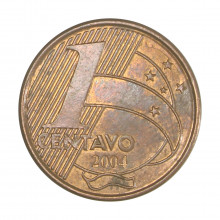 1 Centavo 2004 MBC Rastro nas Estrelas