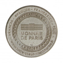 Medalha Turística N#73279 Basílica do Sacré Paris França Europa