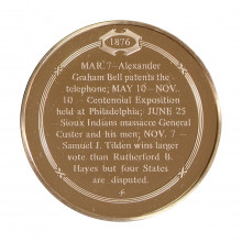 Medalha Telefone Apresentado no Centenário 1876