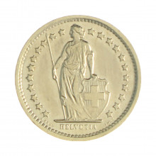 Km#23a.1 ½ Franc 1969 B MBC Suíça Europa Cupro-Níquel 18.2(mm) 2.2(gr)