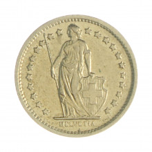 Km#23a.1 ½ Franc 1969 B MBC+ Suíça Europa Cupro-Níquel 18.2(mm) 2.2(gr)