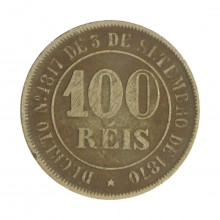 V-002 100 Réis 1871 BC/MBC